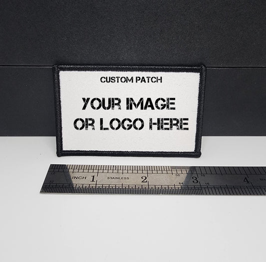 Custom Morale Patch 2"x3" Text/Image Personalized Sublimation (no minimums!)