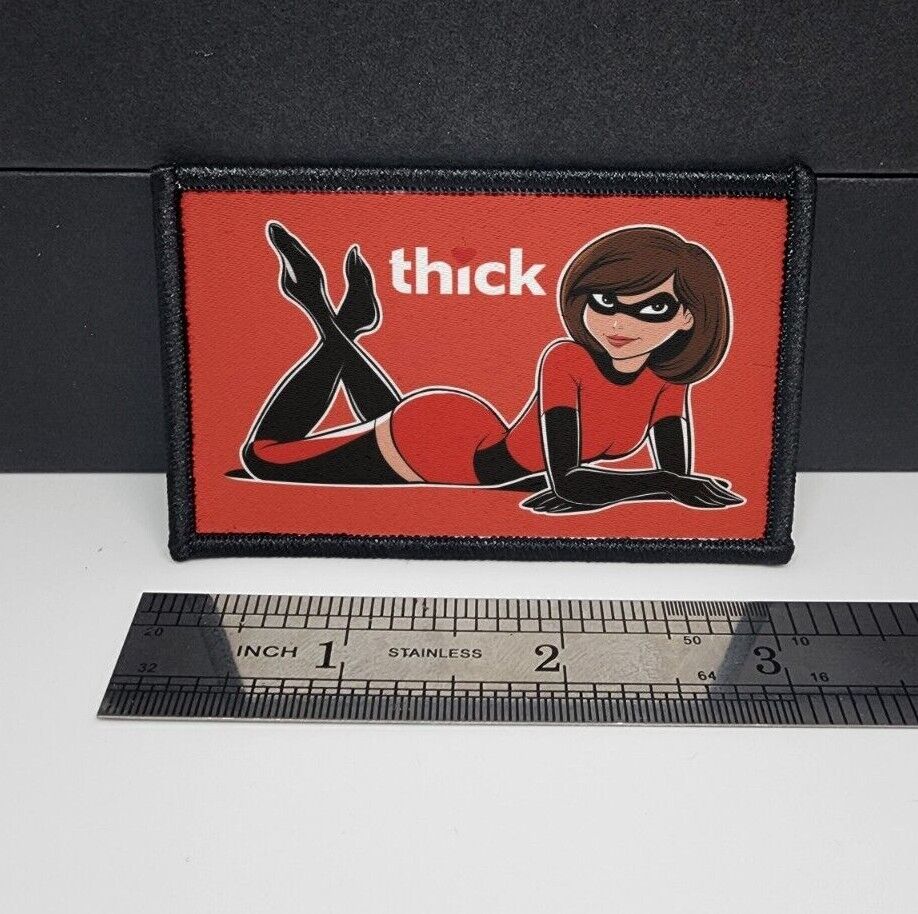 Thick❤ Sexy Anime Girl Morale Patch Custom Tactical (Elastigirl inspired)