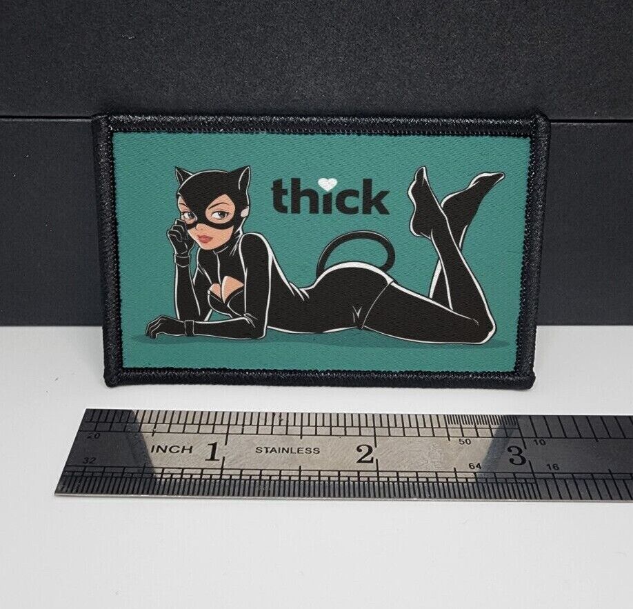 Thick❤ Sexy Anime Girl Morale Patch Custom Tactical (CatWoman inspired)
