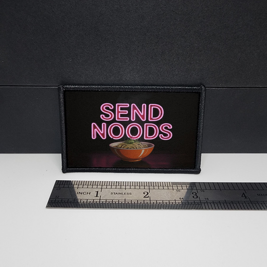 Send Noods Noodles Meme Funny Morale Patch Tactical 2x3 inch