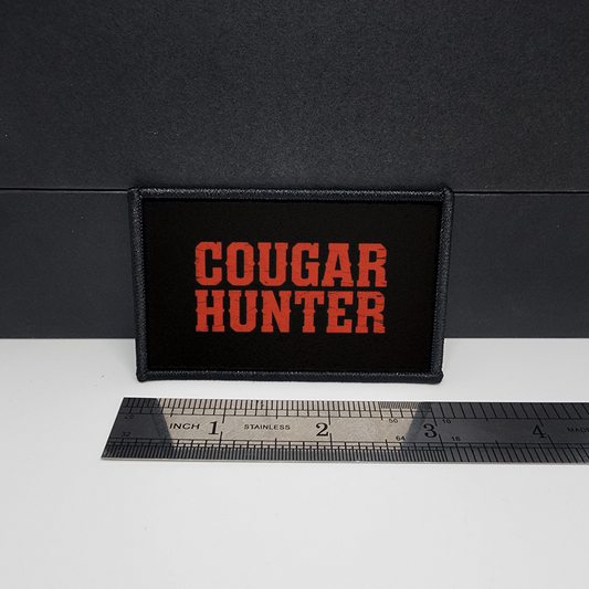 Cougar Hunter Meme Funny Cougar Bait Morale Patch Tactical 2x3 inch