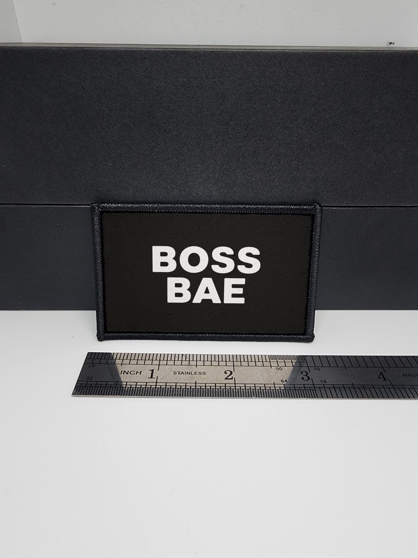 Boss Bae Meme Funny Morale Patch Boss Babe Tactical 2x3 inch