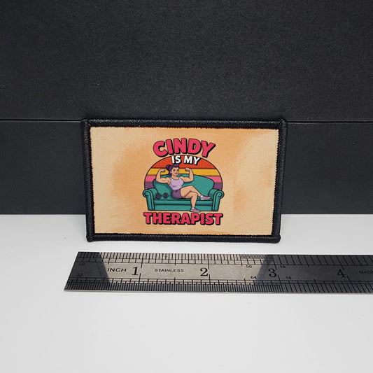 Cindy Is My Therapist Crossfit Morale Patch Tactical 2x3 inch