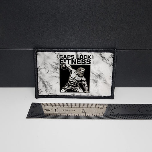 Greek God Marble Fitness Gym Morale Patch Tactical 2x3 inch