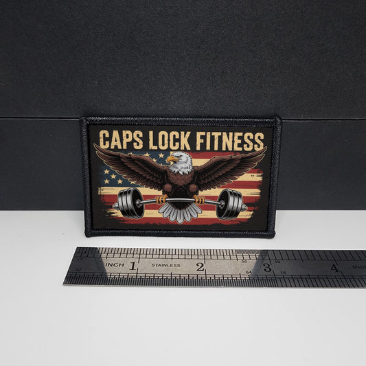 Americana Eagle Fitness Gym Crossfit Morale Patch Tactical 2x3 inch