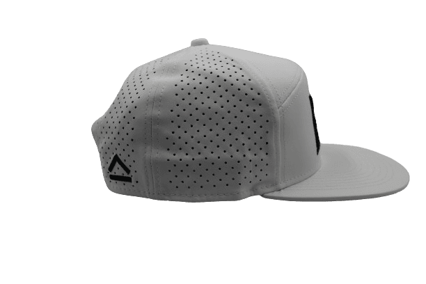 Ivory White - Drip-X Tactical Flat Bill Hat | Water-Repellent Hat