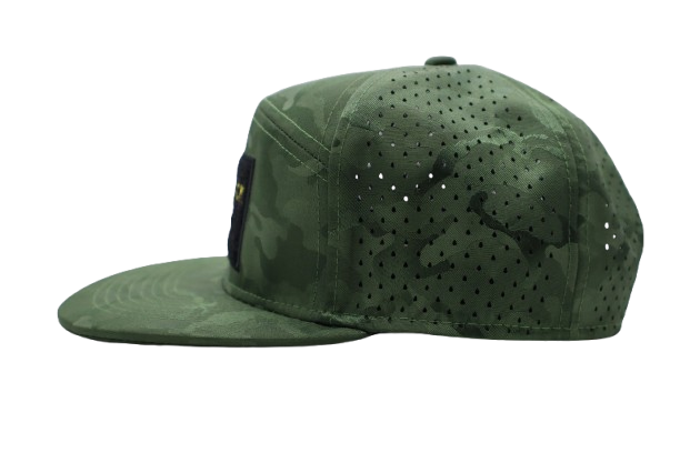 Jungle Camo - Drip-X Tactical Flat Bill Hat | Water-Repellent Hat