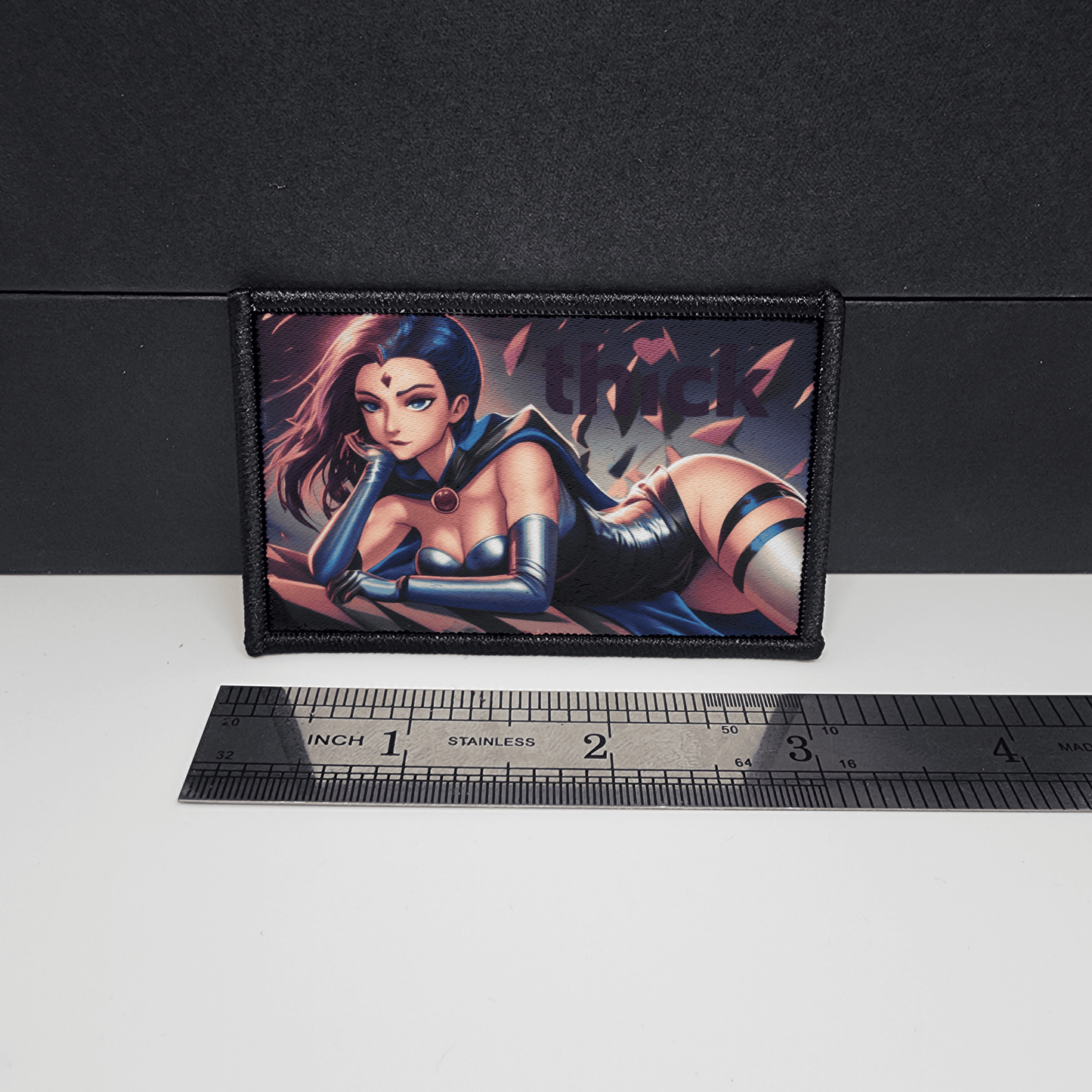 Thick❤ Sexy Anime Girl Morale Patch Custom Tactical (Raven inspired)