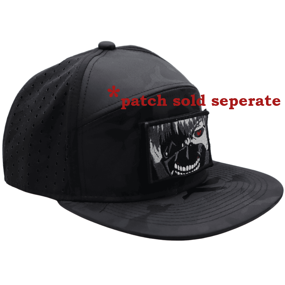 Midnight Camo - Drip-X Tactical Flat Bill Hat | Water-Repellent Hat