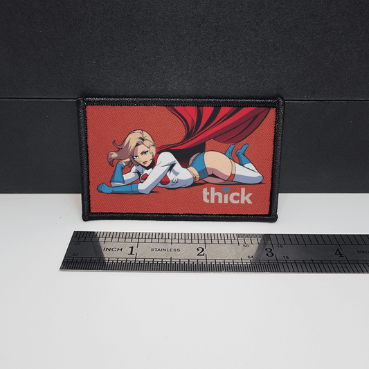 Thick❤ Sexy Anime Girl Morale Patch Custom Tactical (Super Girl inspired)