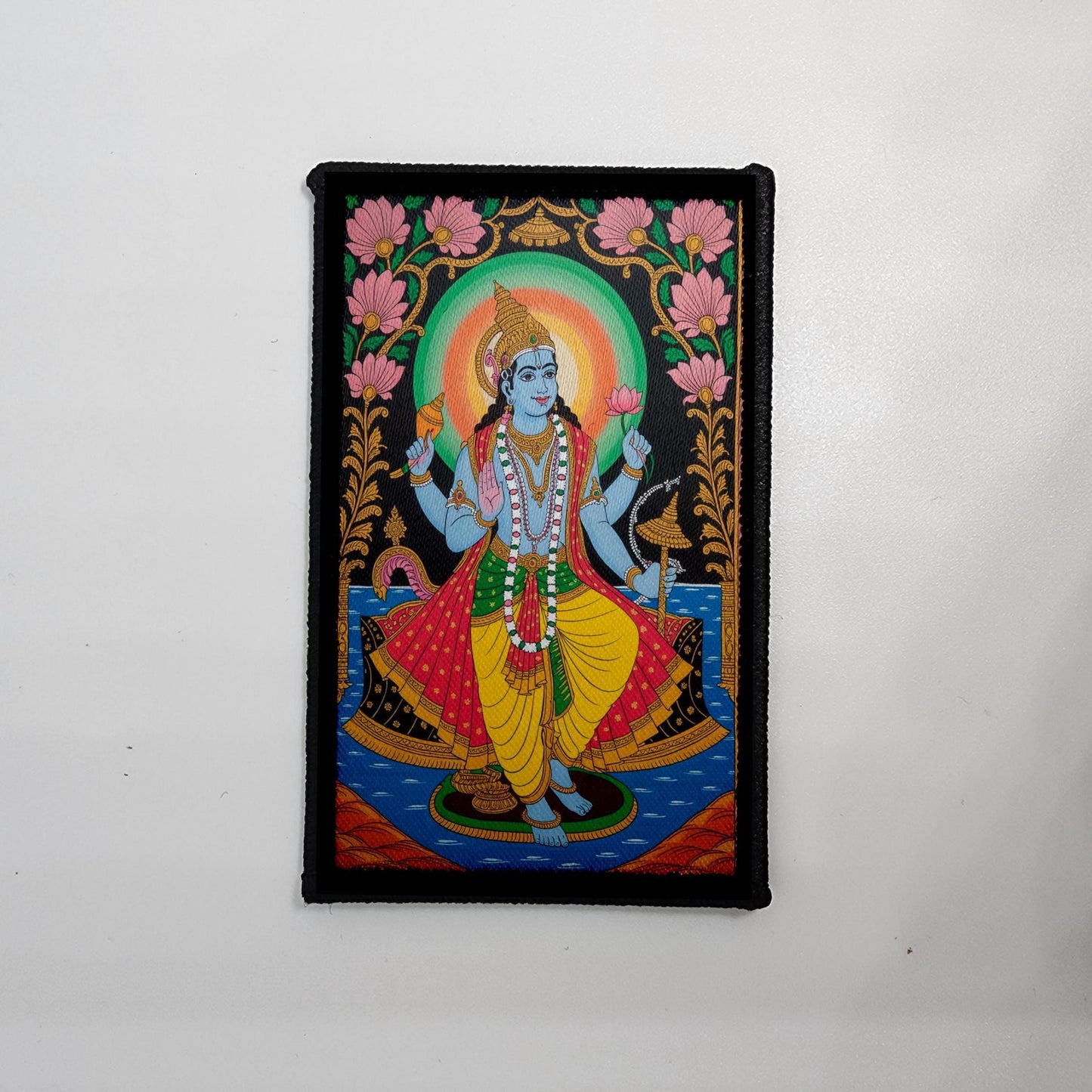 CAPS LOCK ORIGINAL - morale patch - religion - religious patch - Meme - 2x3 inch – hook and loop - iron-on – interchangeable patch hat - zodiac sign patch - vishnu patch