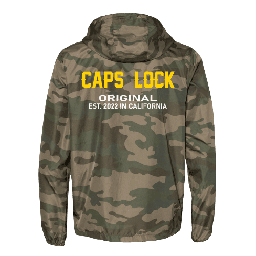 Jungle Camo Windbreaker| Unisex | Light Jacket