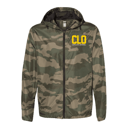 Jungle Camo Windbreaker| Unisex | Light Jacket
