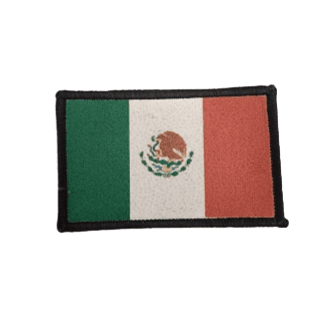 Mexico Hook and Loop Patch