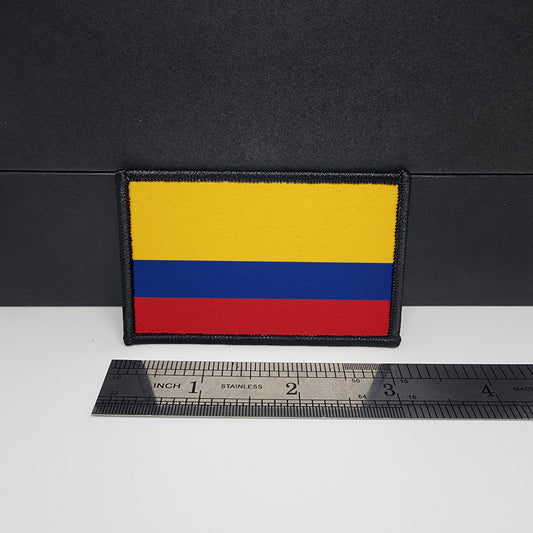 Colombian Flag Morale Patch Custom Tactical patch 2x3 inch Colombia Patch