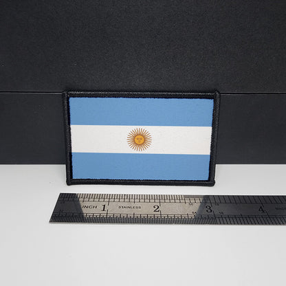 Argentina Flag Morale Patch Custom Tactical patch 2x3 inch Argentina Flag Patch