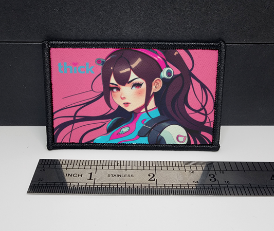 Thick❤ Sexy Anime Girl Morale Patch Custom Tactical (D.va inspired)