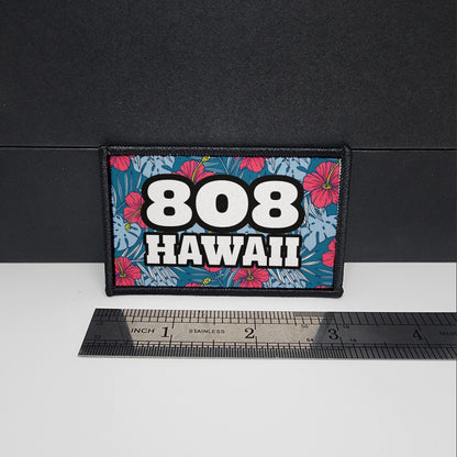 Hawaii 808 Travel Morale Patch Tactical 2x3 Area Code 808 patch