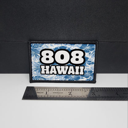 Hawaii 808 Travel Morale Patch Tactical 2x3 Area Code 808 patch