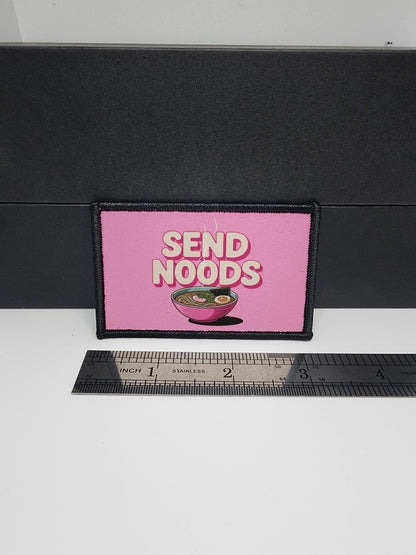 Send Noods Noodles Meme Funny Morale Patch Tactical 2x3 inch
