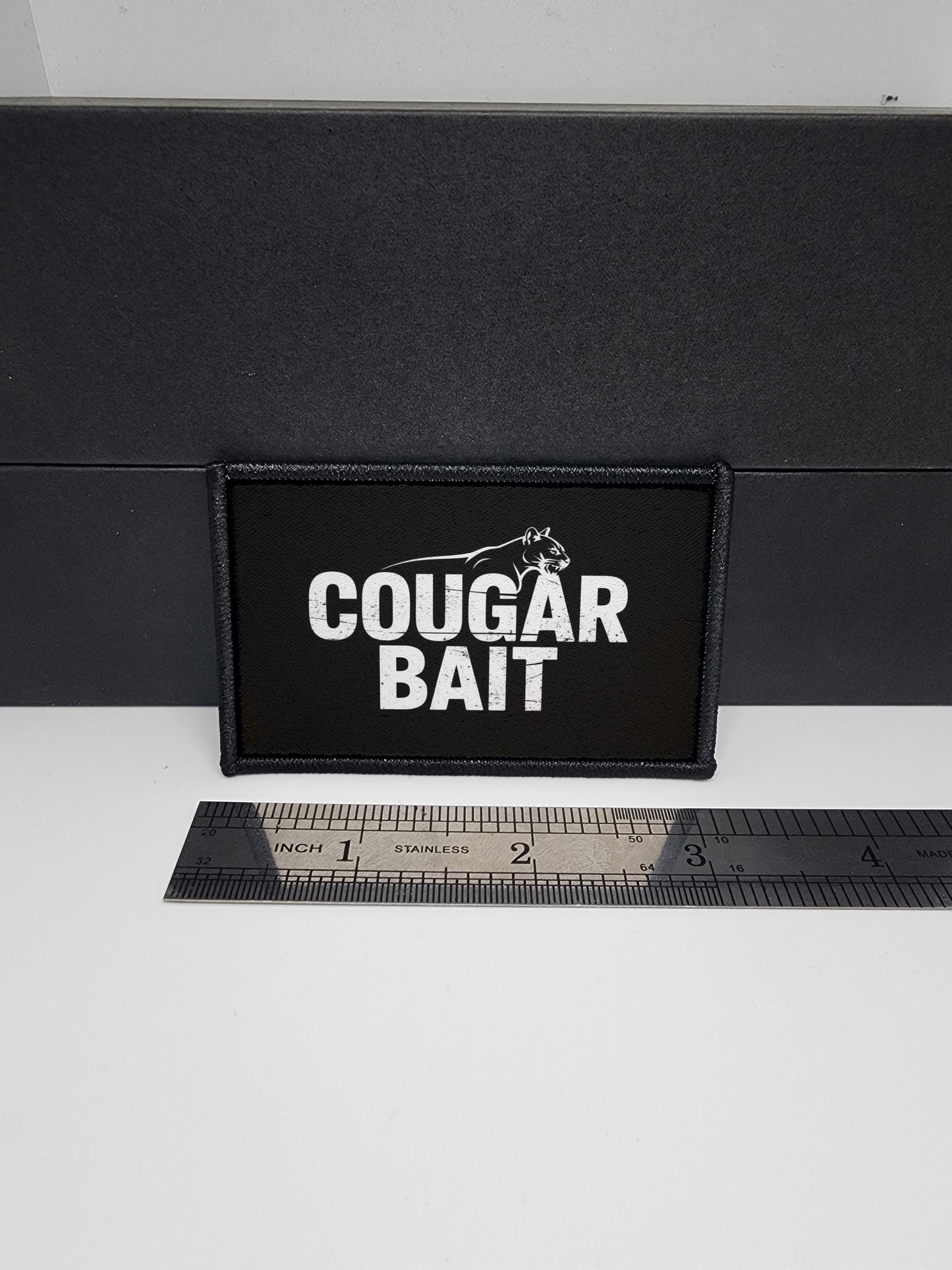 Cougar Hunter Meme Funny Cougar Bait Morale Patch Tactical 2x3 inch