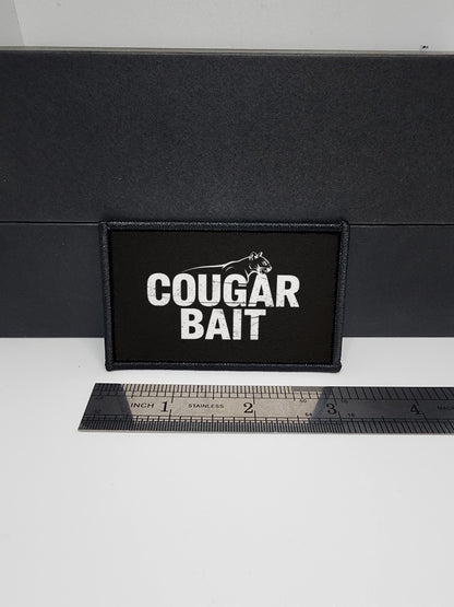 Cougar Hunter Meme Funny Cougar Bait Morale Patch Tactical 2x3 inch