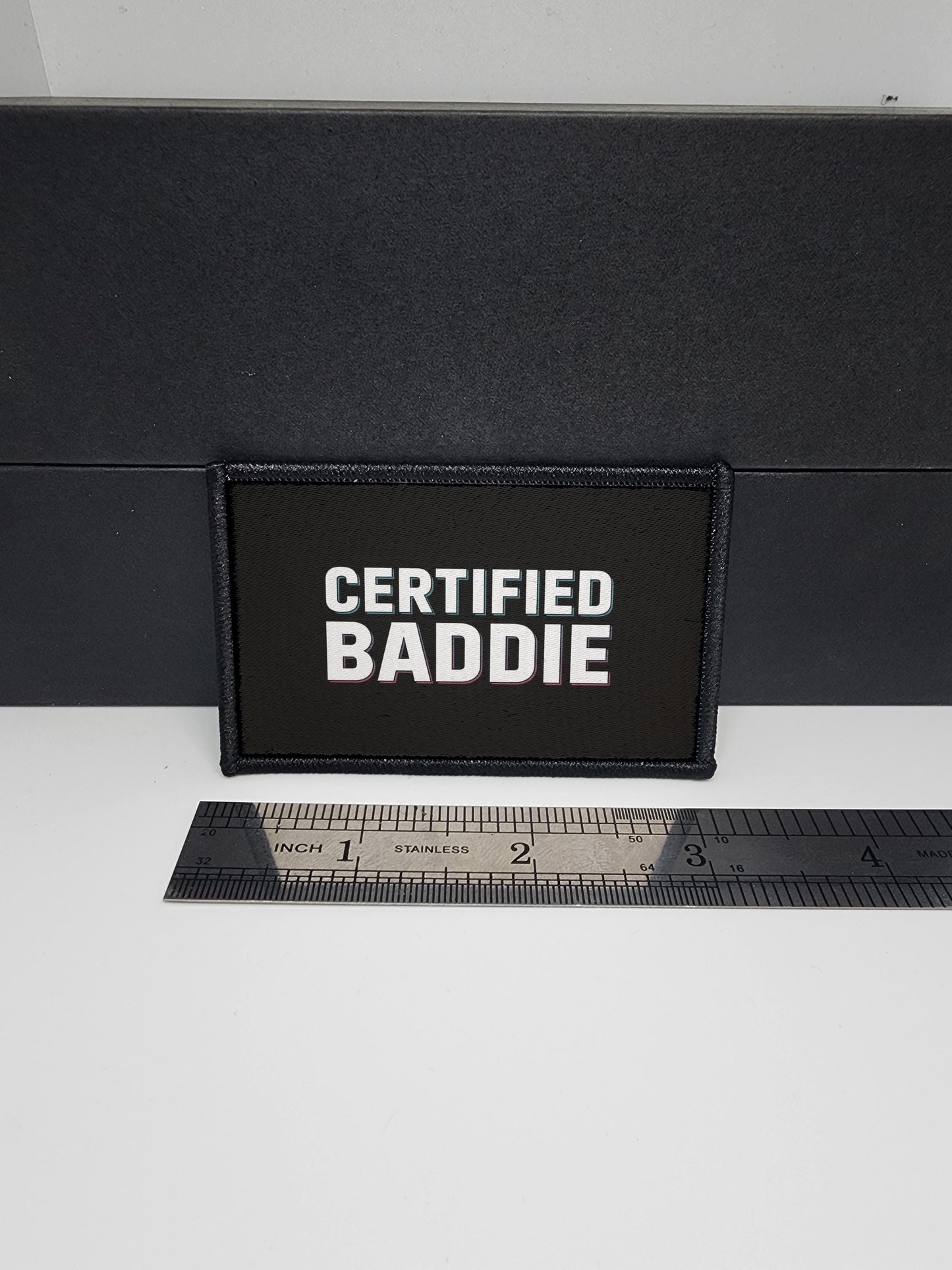 Certified Baddie Meme Funny Morale Patch Tactical 2x3 inch