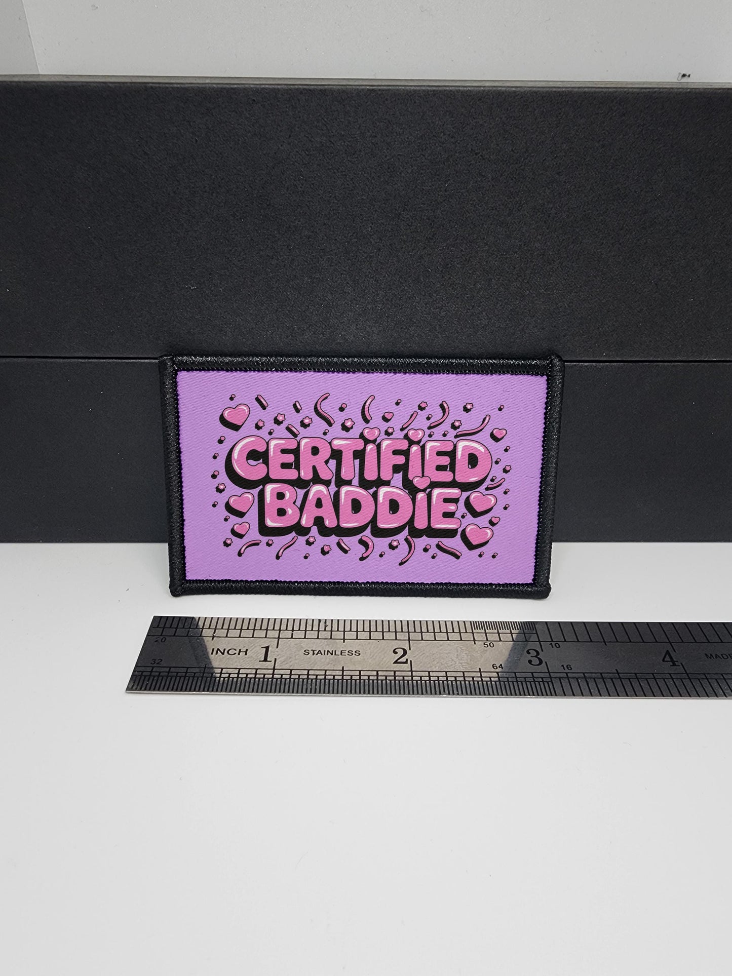 Certified Baddie Meme Funny Morale Patch Tactical 2x3 inch