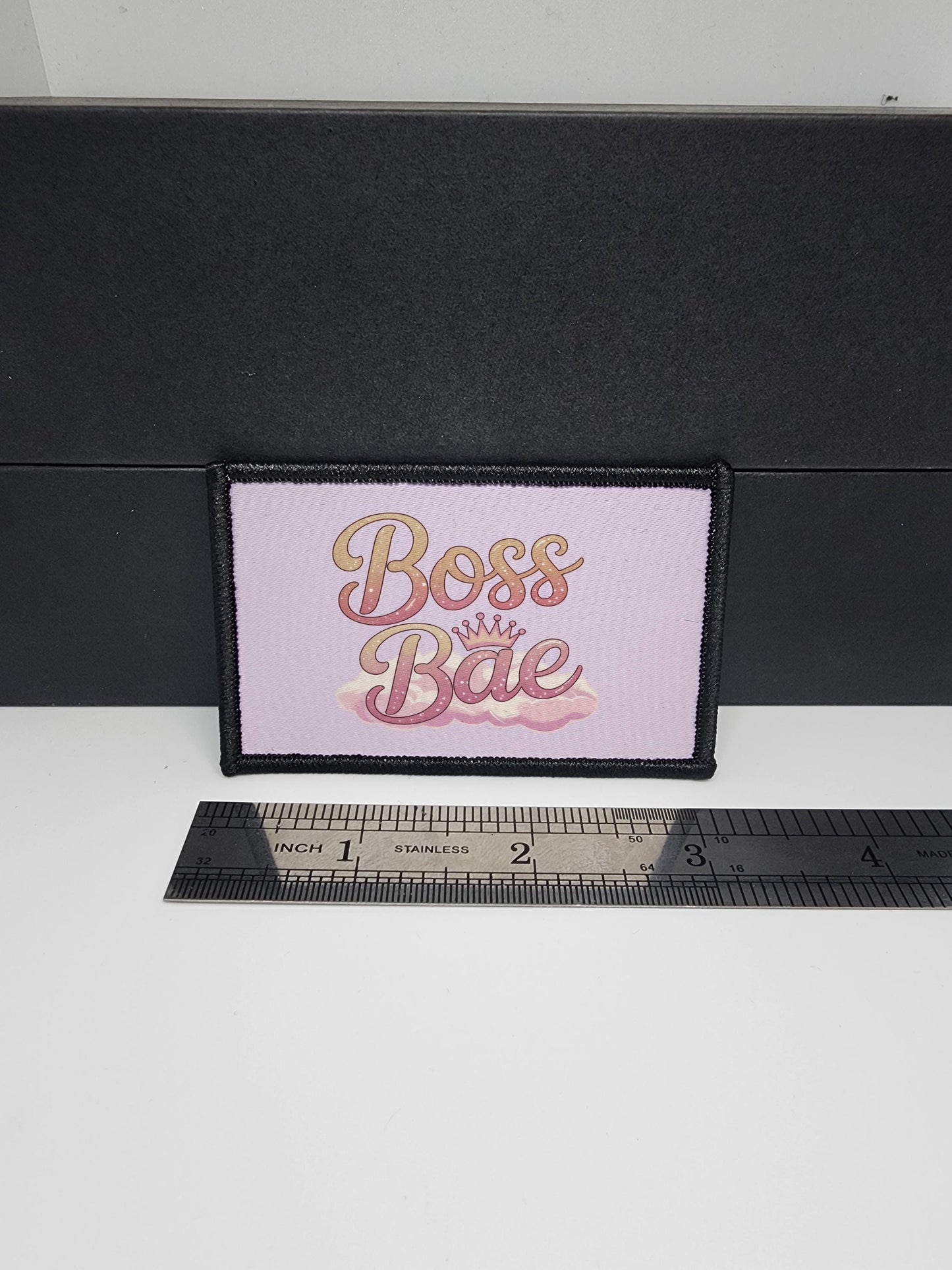 Boss Bae Meme Funny Morale Patch Boss Babe Tactical 2x3 inch