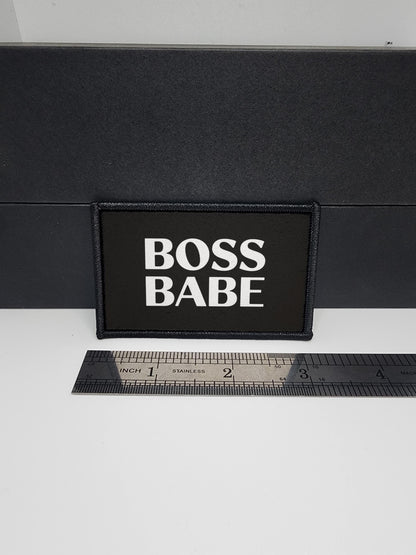 Boss Bae Meme Funny Morale Patch Boss Babe Tactical 2x3 inch