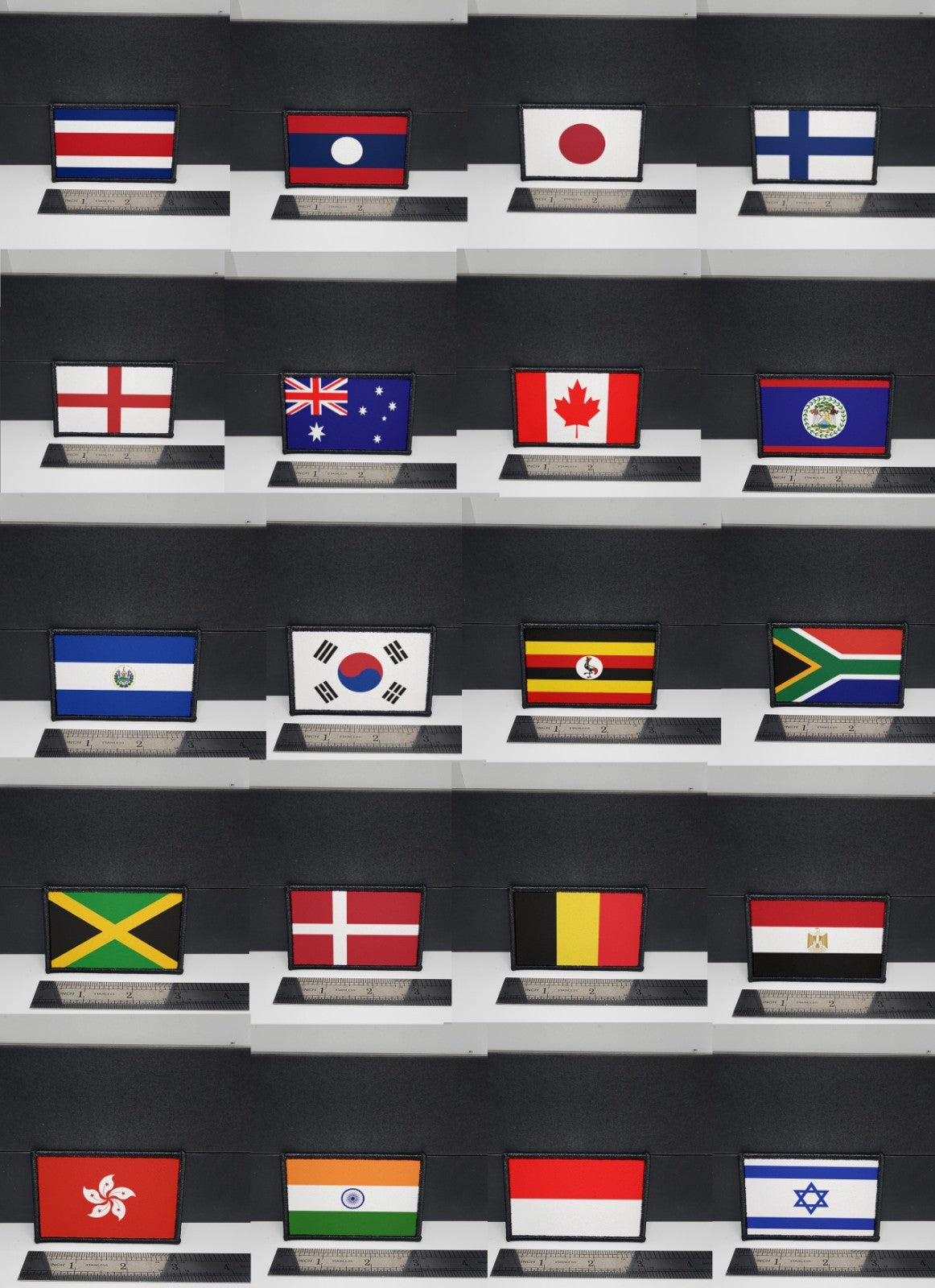 CAPS LOCK ORIGINAL – World Flags -  State  - Travel patch - Camping - morale patch - 2x3 inch – hook and loop - iron-on  – interchangeable patch hat