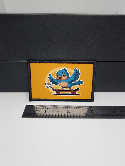 Skate Animals Kids Morale Patch Custom Skateboard Cartoon Art 2x3 inch (choose)