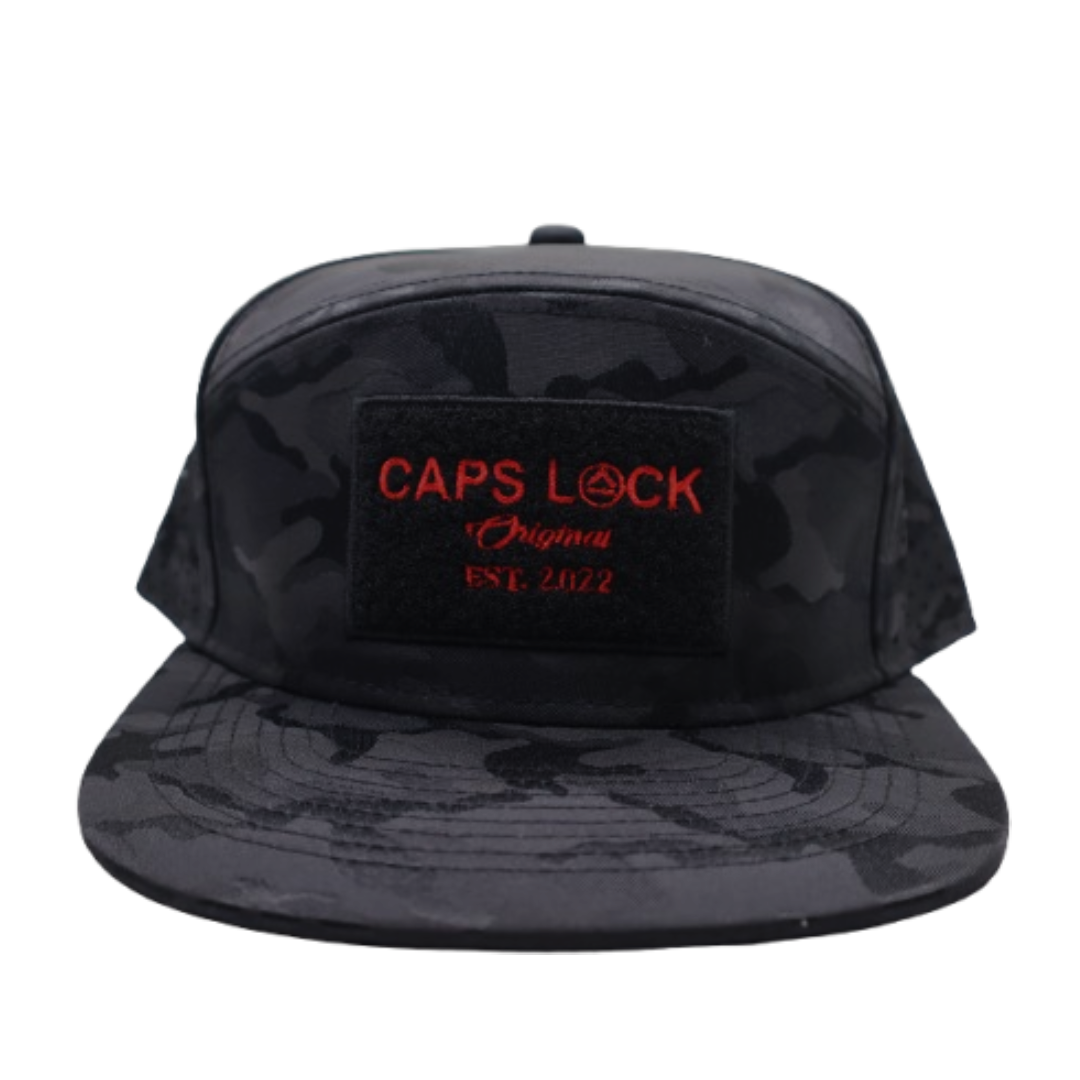 Midnight Camo - Drip-X Tactical Flat Bill Hat | Water-Repellent Hat