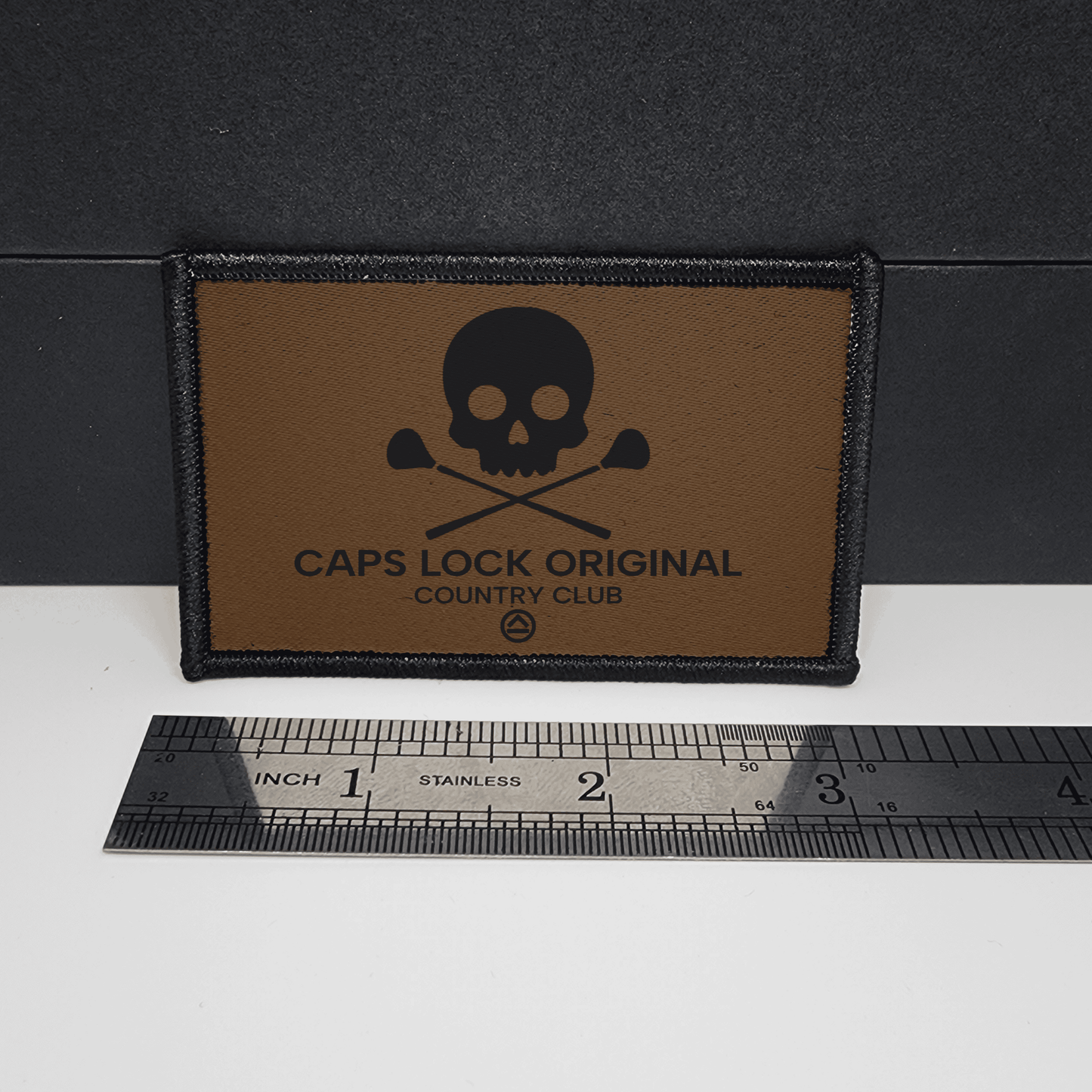 CAPS LOCK ORIGINAL Golfing Golf Patch Morale Patch Custom Tactical 2x3 inch