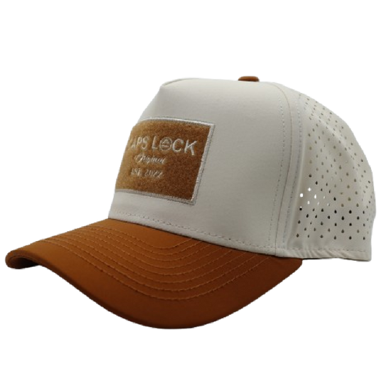 Desert Clay/Cream - Drip-X Tactical Curved Bill Hat | Water-Resistant Hat