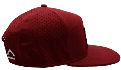 Wine Red - Drip-X Tactical Flat Bill Hat | Water-Repellent Hat