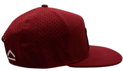 Wine Red - Drip-X Tactical Flat Bill Hat | Water-Repellent Hat