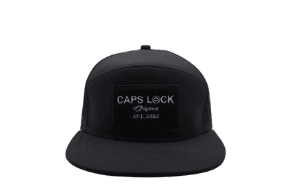 Noir Black - Drip-X Tactical Flat Bill Hat | Water-Repellent Hat