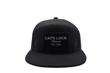 Load image into Gallery viewer, Noir Black - Drip-X Tactical Flat Bill Hat | Water-Repellent Hat
