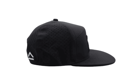 Noir Black - Drip-X Tactical Flat Bill Hat | Water-Repellent Hat