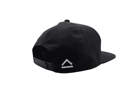 Noir Black - Drip-X Tactical Flat Bill Hat | Water-Repellent Hat