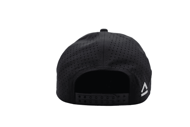 Noir Black - Drip-X Tactical Flat Bill Hat | Water-Repellent Hat