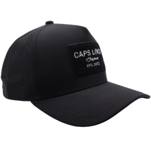 Load image into Gallery viewer, Noir Black - Drip-X Tactical Curved Bill Hat | Water-Repellent Hat
