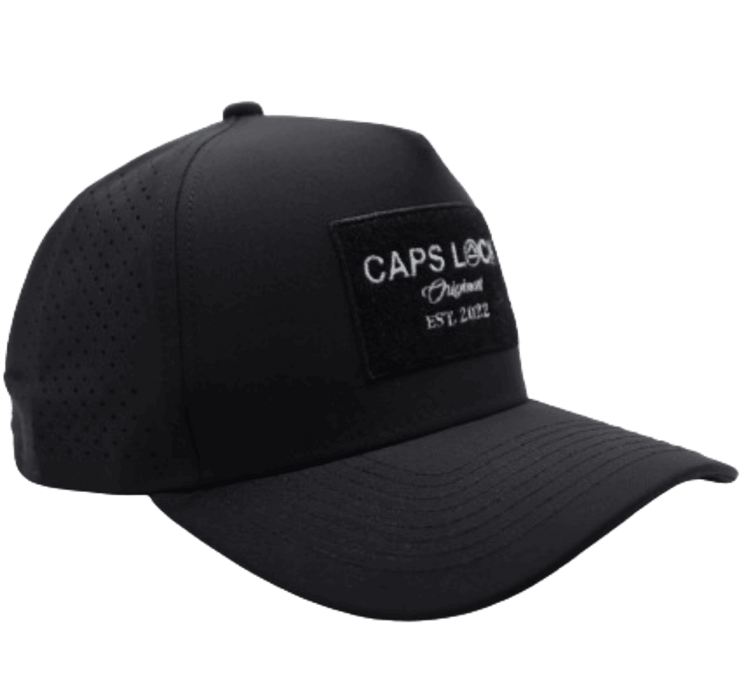 Noir Black - Drip-X Tactical Curved Bill Hat | Water-Repellent Hat