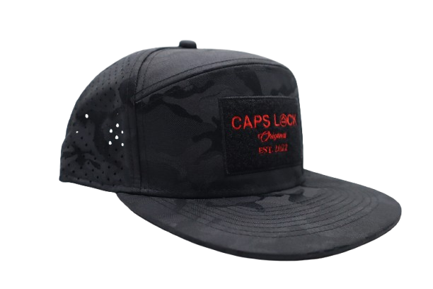 Midnight Camo - Drip-X Tactical Flat Bill Hat | Water-Repellent Hat