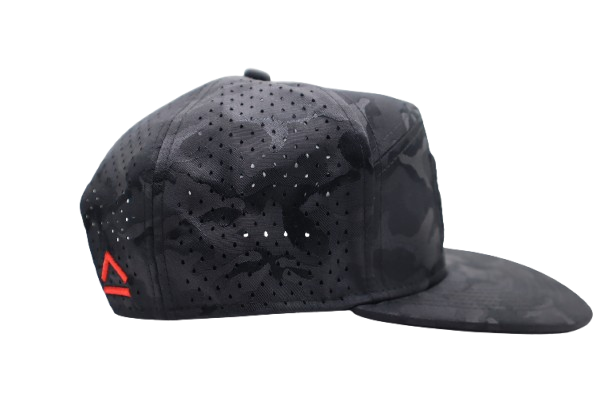 Midnight Camo - Drip-X Tactical Flat Bill Hat | Water-Repellent Hat