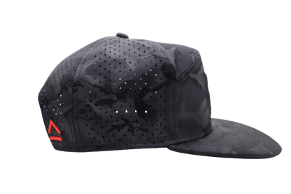 Midnight Camo - Drip-X Tactical Flat Bill Hat | Water-Repellent Hat