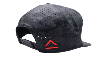 Midnight Camo - Drip-X Tactical Flat Bill Hat | Water-Repellent Hat