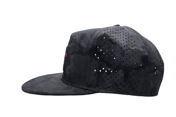 Midnight Camo - Drip-X Tactical Flat Bill Hat | Water-Repellent Hat