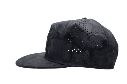 Midnight Camo - Drip-X Tactical Flat Bill Hat | Water-Repellent Hat